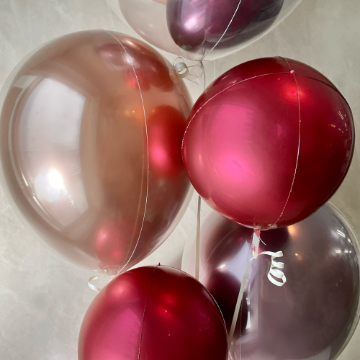 Shine Garnet Elegance Balloonの画像