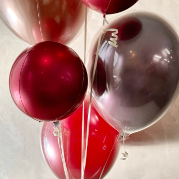 Shine Garnet Elegance Balloonの画像