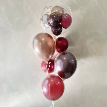 Shine Garnet Elegance Balloonの画像