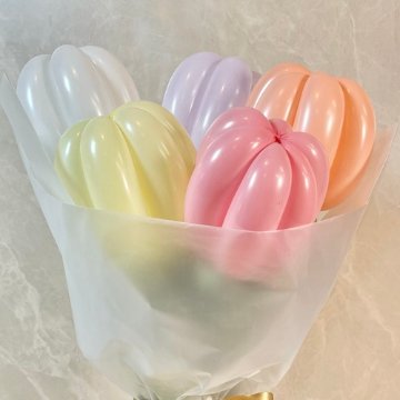 pastel cutie balloon bouquetの画像