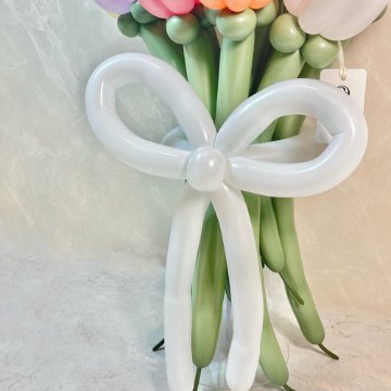 pastel cutie balloon bouquet(M)の画像