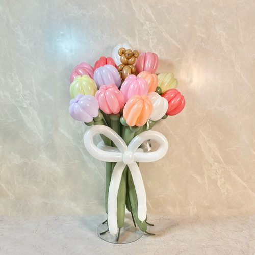 pastel cutie balloon bouquet(L)の画像