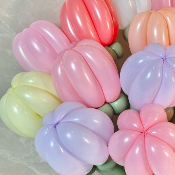 pastel cutie balloon bouquet(L)の画像