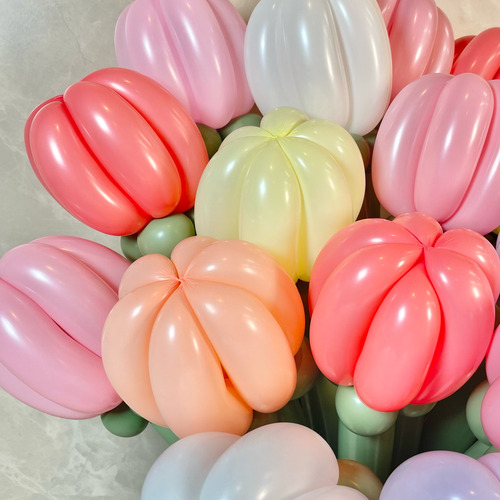 pastel cutie balloon bouquet(XL)の画像