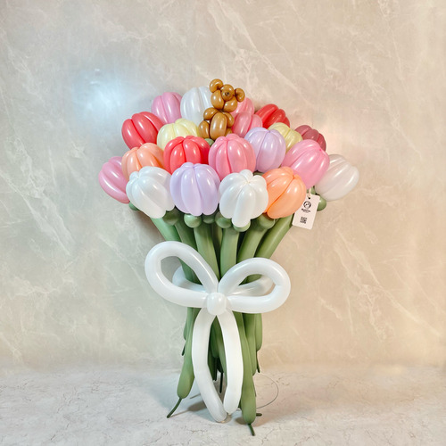 pastel cutie balloon bouquet(XL)の画像