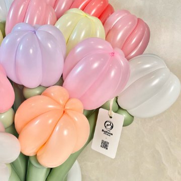 pastel cutie balloon bouquet(XL)の画像