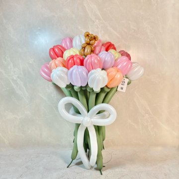 pastel cutie balloon bouquet(XL)の画像