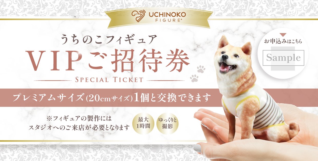 【VIPご招待券】うちのこフィギュアの画像