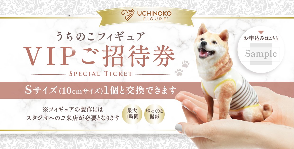 【VIPご招待券】うちのこフィギュアの画像