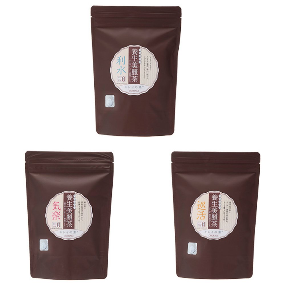 【定期便】うなはたけ養生美麗茶30P　＜利水＞＜気楽＞＜巡活＞のセットの画像