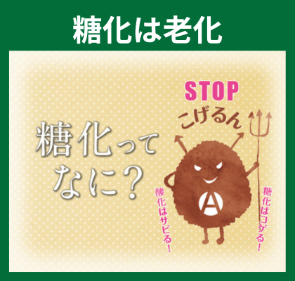 糖化は老化（糖化講座）
