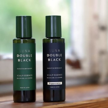 スーナ　ダブルブラック 100mL　スカルプエッセンス　　「染めない毛髪ケア」「養毛料」「ハリコシアップ」の画像
