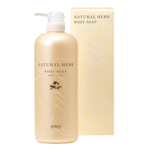 メロス　ナチュラルハーブボディソープ1000ml 　ギフトにも最適・海藻エキスが洗い上がりのお肌をしっとりの画像