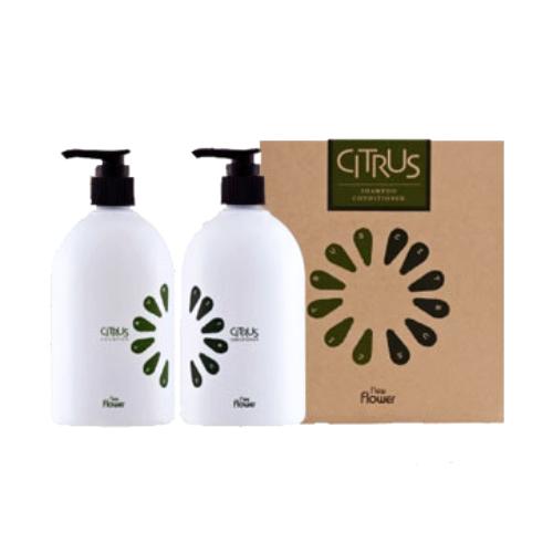  ニューフラワー　シトラスシャンプー＆コンディショナー 2本セット　ギフトセット各480mlの画像