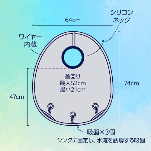 「アイビル・プロケアケープ」自宅介護:諦めていた「サロンの様なシャンプー」をいつもの椅子と洗面台で実現の画像