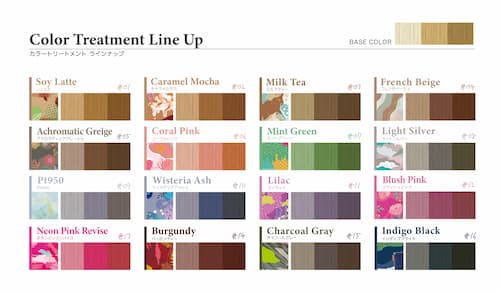 カラートリートメントのご注文は