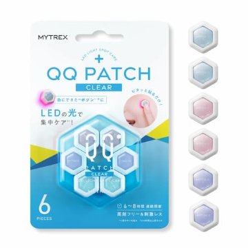 MYTREX QQ PATCH TONE 顔用 LED光パッチ 美容肌パッチ  6個入の画像