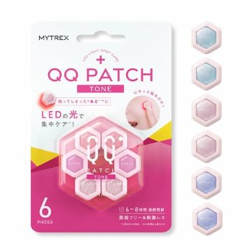 MYTREX QQ PATCH TONE 顔用 LED光パッチ 美容肌パッチ  6個入の画像