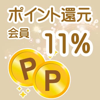 ポイント還元11%