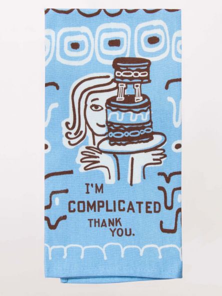 "I'm Complicated. Thank You" Dish Towelの画像