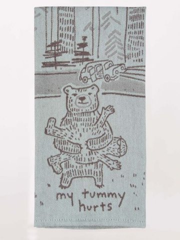 "My Tummy Hurts" Dish Towelの画像