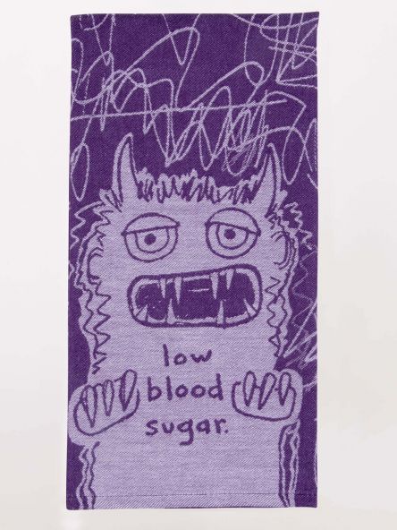 "Low Blood Sugar" Dish Towelの画像