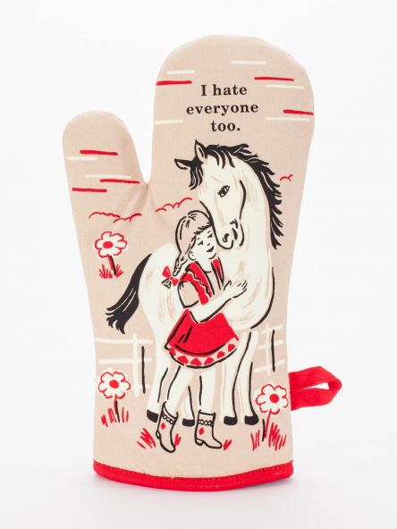 "I Hate Everyone Too" Oven Mittの画像