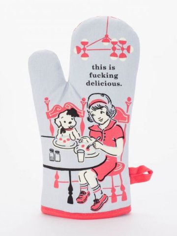 "This Is Fucking Delicious" Oven Mittの画像