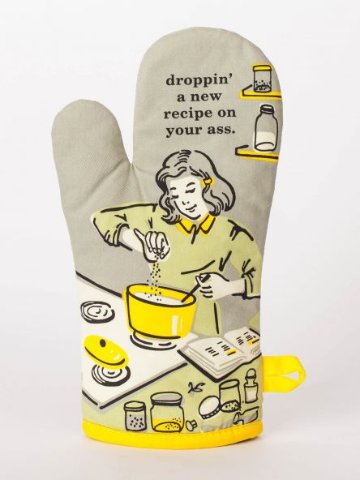 "Droppin' A Recipe on Your Ass" Oven Mittの画像