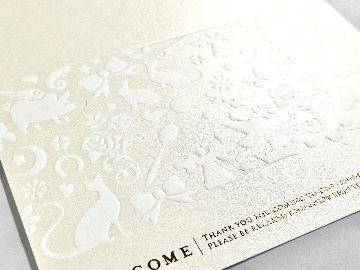 【印刷込】席札 フォルトゥナ ゴールドの画像