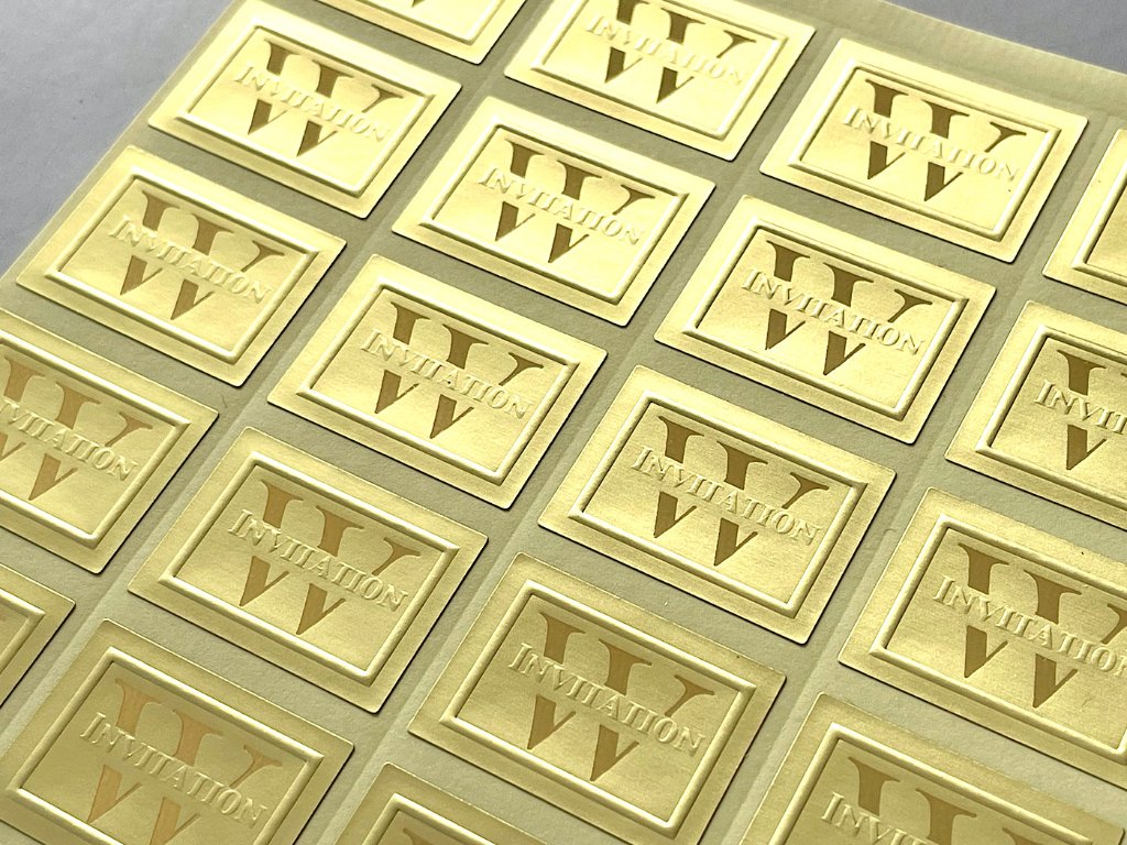 封緘シール（ゴールド）の画像