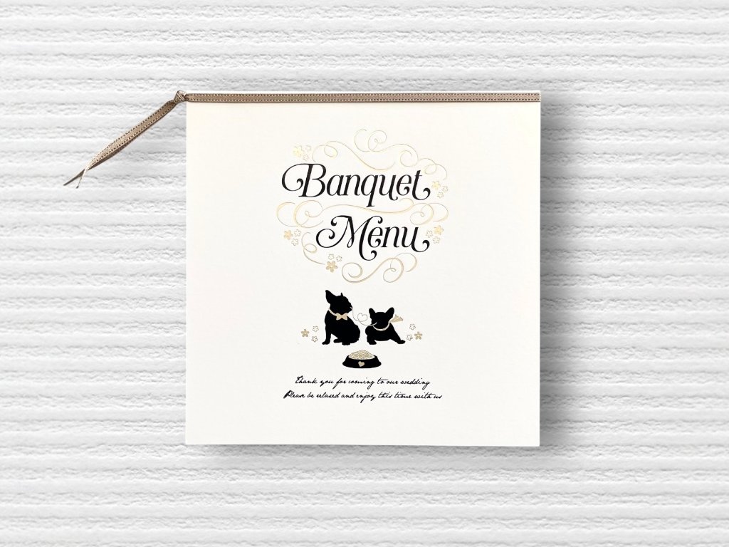 【手作りキット／印刷込】メニュー表　プレマリードッグの画像