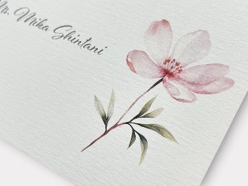 【印刷込】席札　フィオレの画像