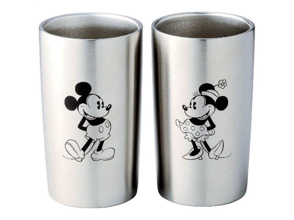 Disney　ステンレス真空タンブラーセット440ml　(ミッキー＆ミニー)の画像