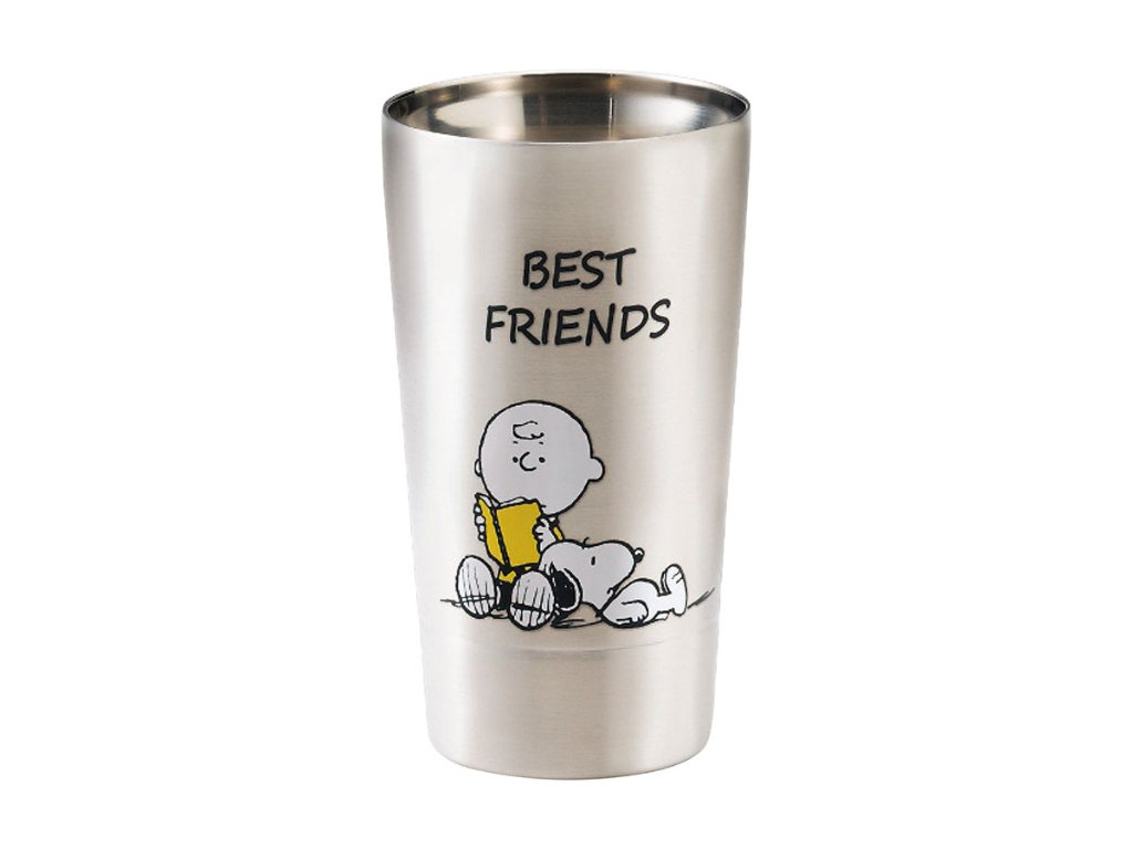 PEANUTS　ピーナッツ　二重タンブラー350ml（ベストフレンズ）の画像