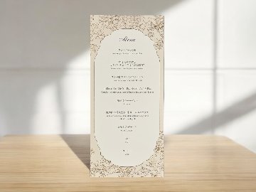 【サンプル】メニュー表　SAKURAの画像