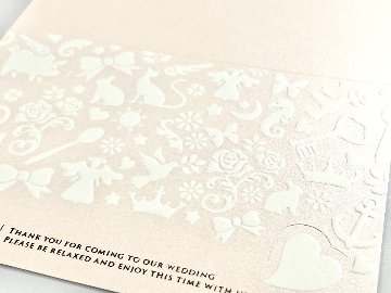 【印刷込】席札 フォルトゥナ ピンクの画像