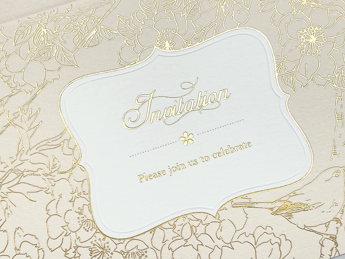 【印刷込】招待状　SAKURAの画像