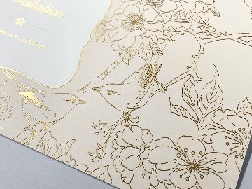 【印刷込】招待状　SAKURAの画像