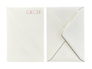 洋形1号封筒（ダイヤ貼／金縁入り）の画像