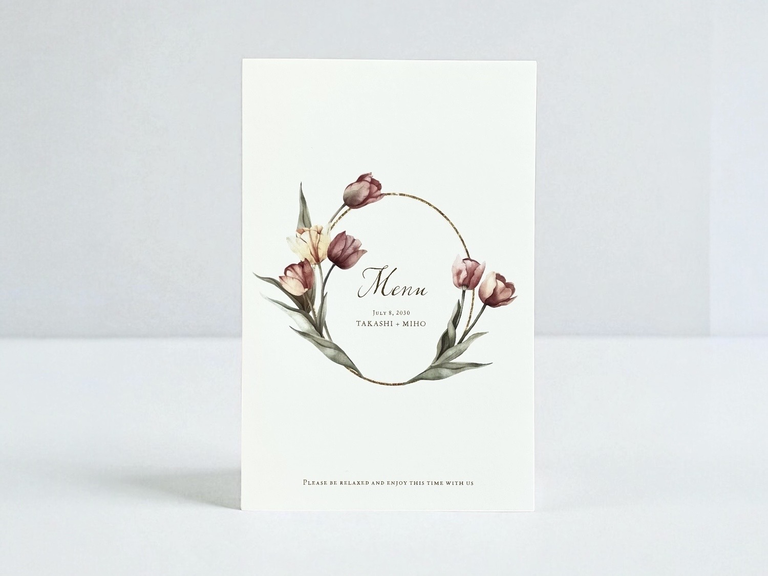 【印刷込】メニュー表　Laleラーレの画像