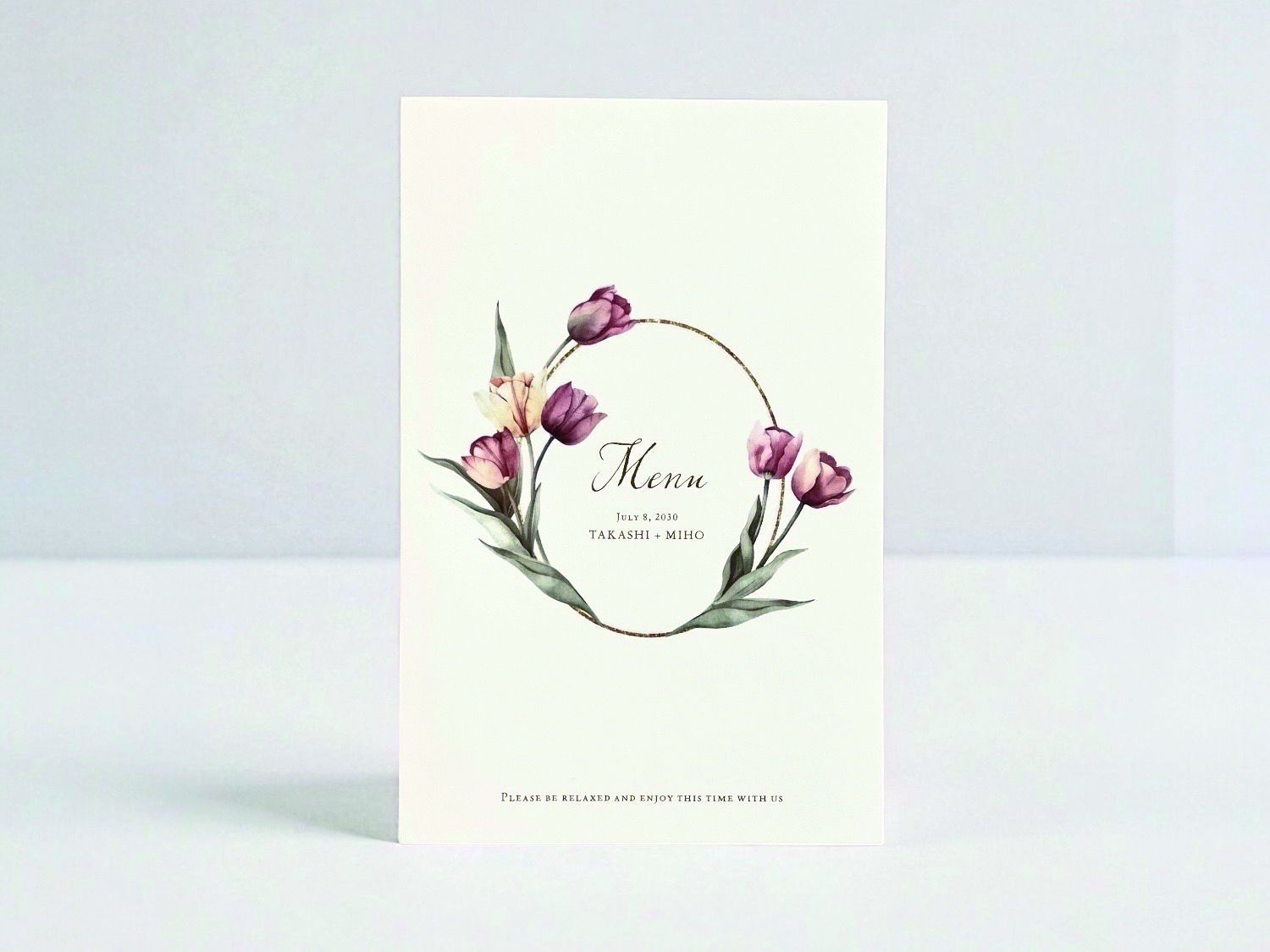 【サンプル】メニュー表　ラーレの画像