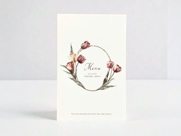 【サンプル】メニュー表　ラーレの画像