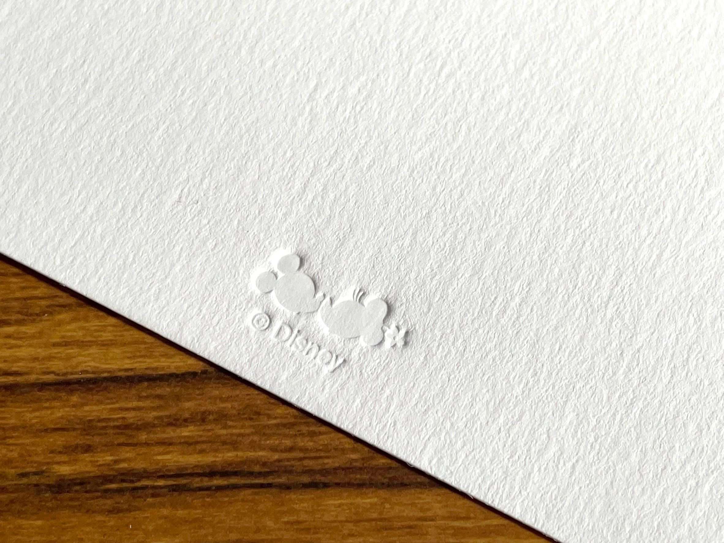 【印刷なし】席札　ディズニー(ミッキー&ミニー)の画像