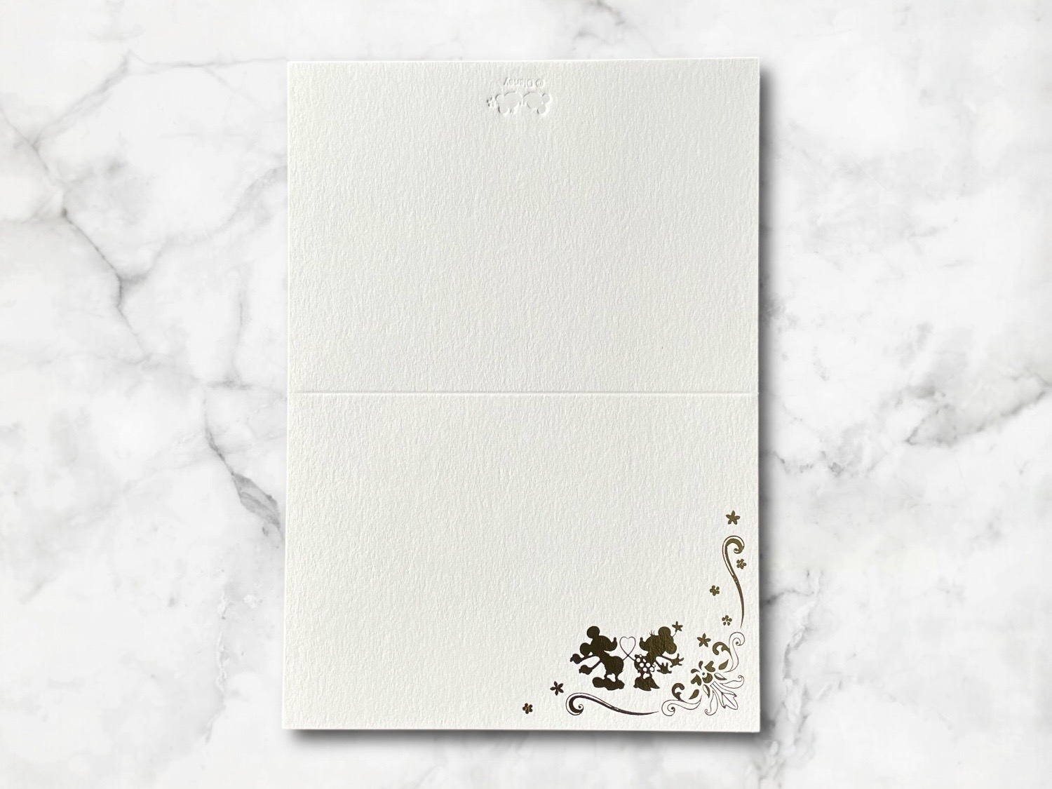 【印刷なし】席札　ディズニー(ミッキー&ミニー)の画像