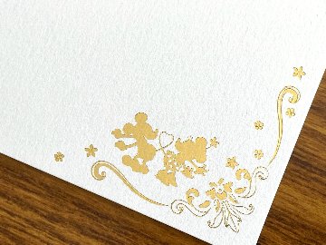 【印刷なし】席札　ディズニー(ミッキー&ミニー)の画像