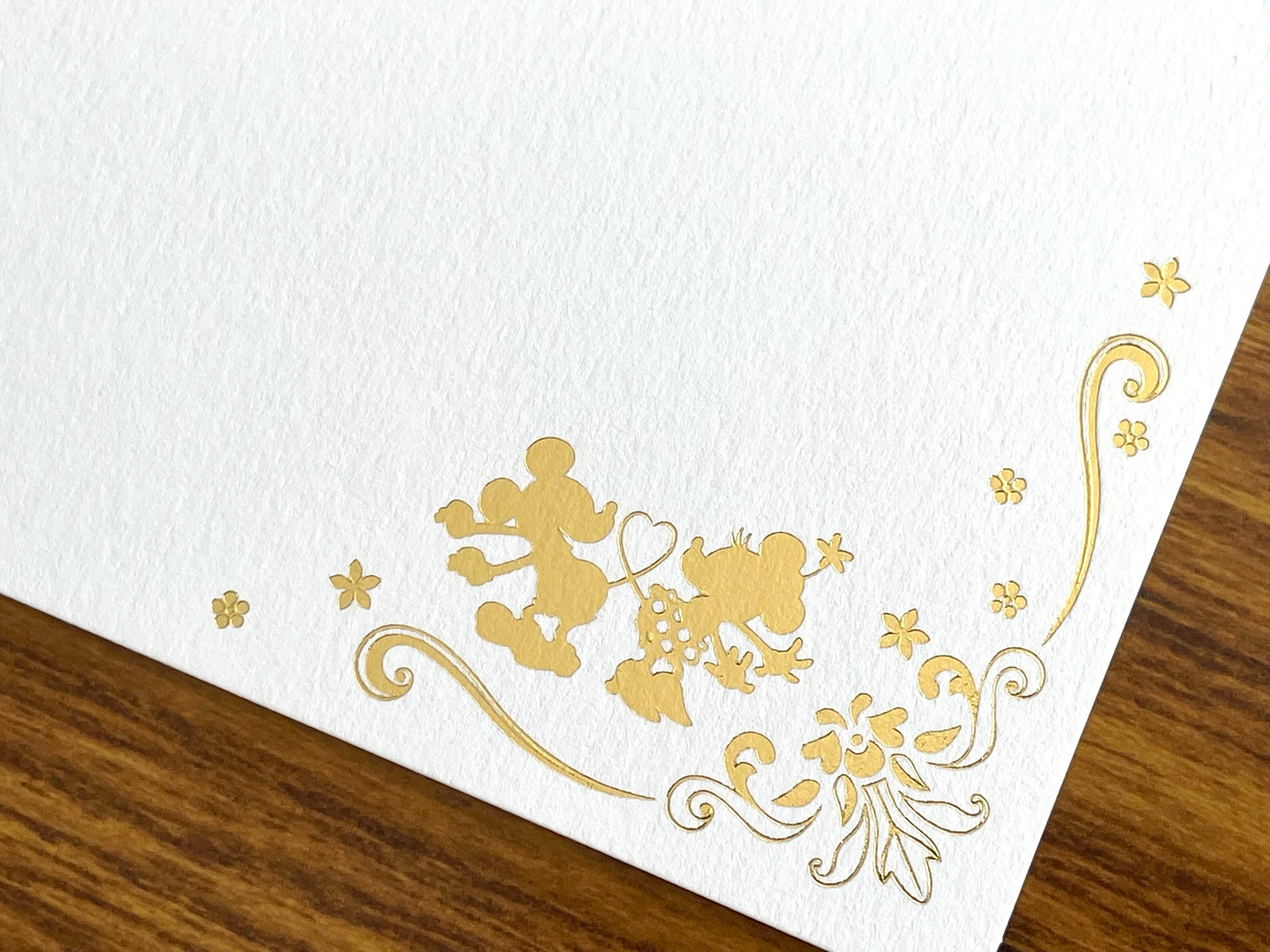 【印刷込】席札　ディズニー(ミッキー&ミニー)の画像