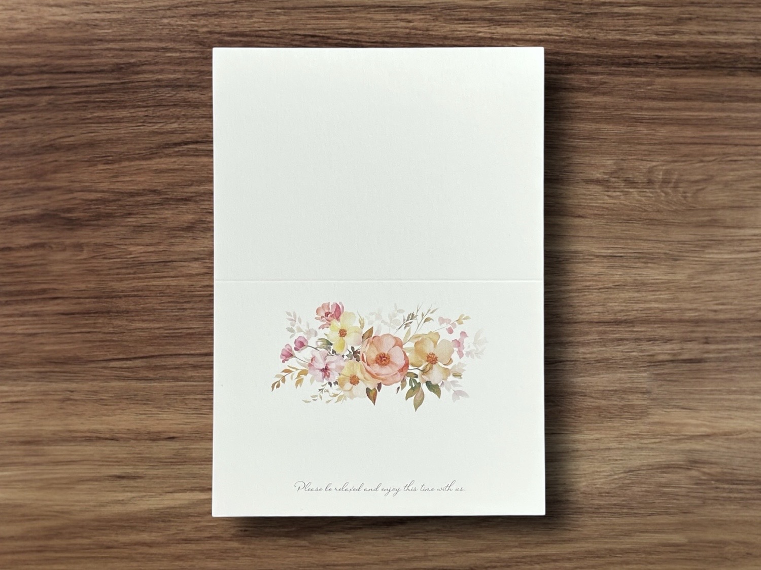 【印刷なし】席札 ガーデン(スプリング)の画像