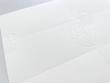 【印刷なし】席札　吉祥（6名様分）の画像