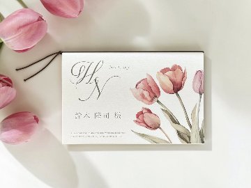 ラーレ　席札メニュー表（プロフィール・挨拶文入り）の画像